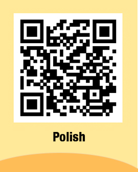 QR code for the parent survey in Polski